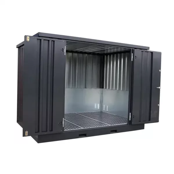 2 X 2 FOCO GEFAHRSTOFFCONTAINER DOPPELTÜR IN FARBE