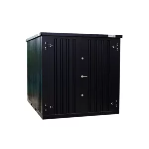 3 X 2 FOCO CONTAINER DOPPELTÜR KURZE SEITE SCHWARZ RAL 9005