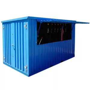 3 X 2 FOCO® BAR CONTAINER BLAU RAL 5012