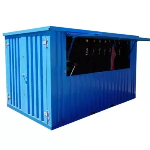 4 X 2 FOCO® BAR CONTAINER BLAU RAL 5012