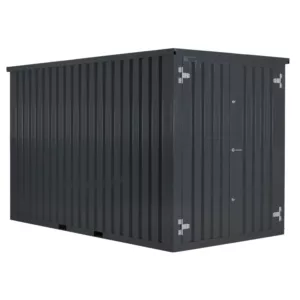 2 X 2 FOCO CONTAINER DOPPELTÜR KURZE SEITE ANTHRAZIT RAL 7016