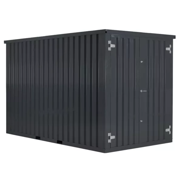 3 X 2 FOCO CONTAINER DOPPELTÜR KURZE SEITE ANTHRAZIT RAL 7016