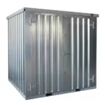2 X 2 FOCO LAGERCONTAINER DOPPELTÜR KURZE SEITE, GALVANISIERT