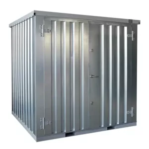 2 X 2 FOCO LAGERCONTAINER DOPPELTÜR KURZE SEITE, GALVANISIERT