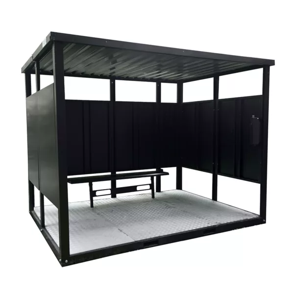 3 X 2 XL FOCO RAUCHERCONTAINER RAL 9005