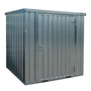2 X 2 FOCO CONTAINER EINZELTÜR KURZE SEITE, GALVANISIERT