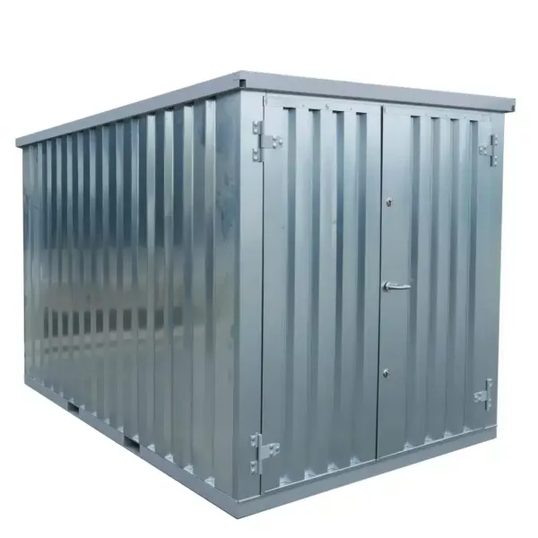 3 X 2 FOCO LAGERCONTAINER DOPPELTÜR KURZE SEITE, GALVANISIERT
