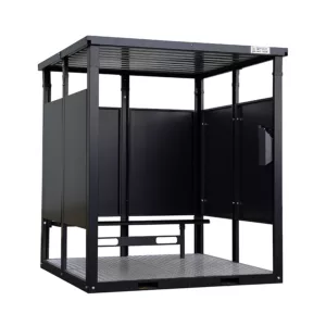 2 X 2 XL FOCO RAUCHERCONTAINER RAL 9005