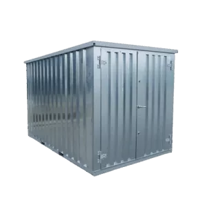 3 X 2 FOCO CONTAINER DOPPELTÜR KURZE SEITE, GALVANISIERT