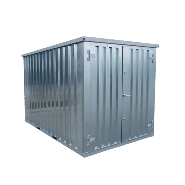 3 X 2 FOCO CONTAINER DOPPELTÜR KURZE SEITE, GALVANISIERT