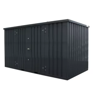 5 X 2 FOCO LAGERCONTAINER DOPPELTÜR LANGE SEITE ANTHRAZIT RAL 7016