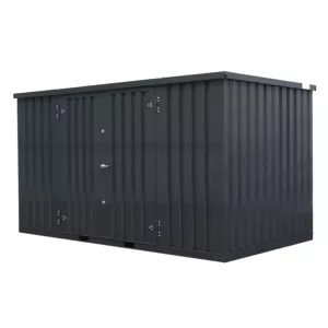 4 X 2 FOCO CONTAINER DOPPELTÜR LANGE SEITE ANTHRAZIT RAL 7016