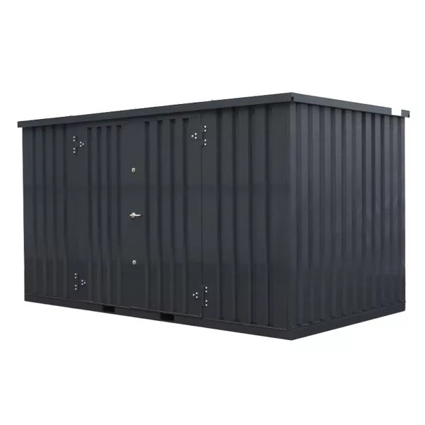 4 X 2 FOCO CONTAINER DOPPELTÜR LANGE SEITE ANTHRAZIT RAL 7016